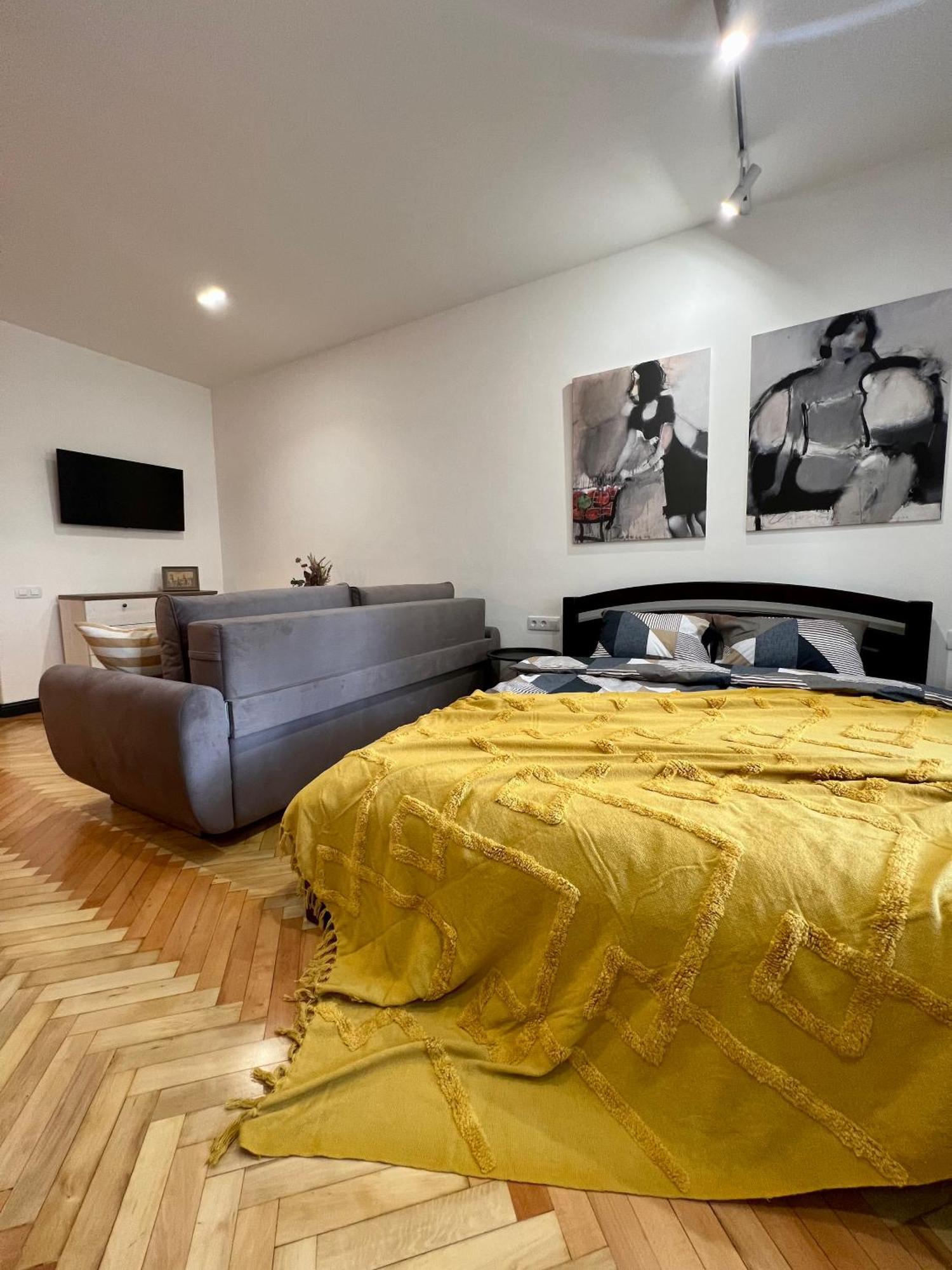 לבוב Art Apartment Glebova מראה חיצוני תמונה